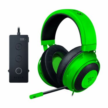 Razer Kraken Tournament Edition - Wired Gaming Headset with USB Audio Controller - Green - FRML