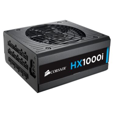 Corsair HX Series HX1000i — 1000 Watt 80 PLUS PLATINUM Certified Fully Modular PSU