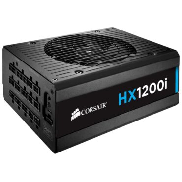 Corsair HXi Series HX1200i High-Performance ATX Power Supply — 1200 Watt 80 Plus PLATINUM Certified PSU