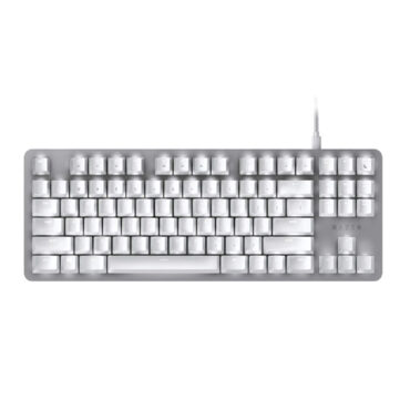 Razer BlackWidow Lite Silent Mechanical Gaming Keyboard Mercury | Orange Switch