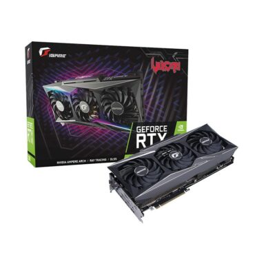 Colorful IGame RTX 3080 Vulcan OC 10G-V 10GB Graphics Card | 10 GB | Triple Fan | Non-RGB | Nvidia RTX