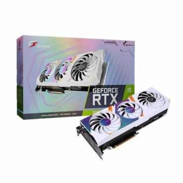 Colorful IGame GeForce RTX 3060 12GB ULT WHT | Ultra White | OC 3F 3DP1HD W | 12 GB | Triple Fan | RGB | Nvidia RTX