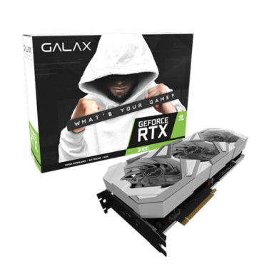 GALAX GeForce RTX™ 3080 EX Gamer White (1-Click OC) 10 GB Triple Fan RGB