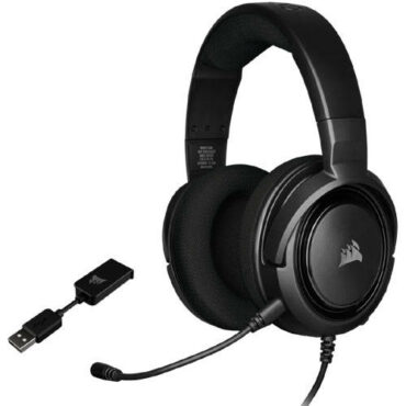 CORSAIR GAMING HEADSET HS45 SURROUND CARBON