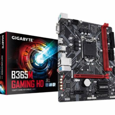 Gigabyte B365M Gaming HD  Motherboard | LGA 1151 | B365 | 32 GB | M-ATX | Gen 3