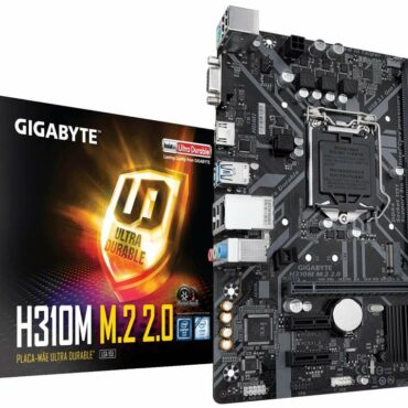 Gigabyte H310M M.2 2.0 Motherboard | LGA 1151 | H310 | 32 GB | Mini ATX | Gen 3