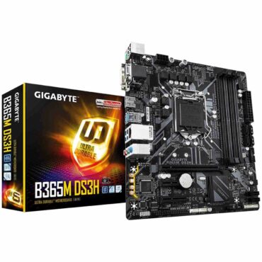 Gigabyte B365M DS3H Motherboard | LGA 1151 | B365 | 64 GB | M-ATX | Gen 3