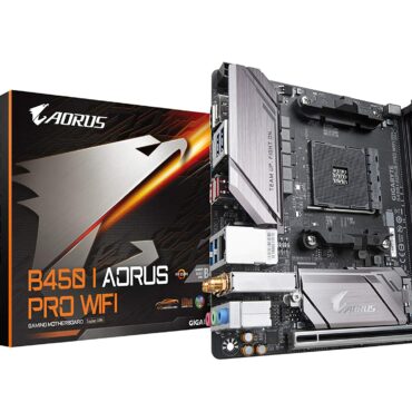 Gigabyte B450 I AORUS PRO WIFI | B450 | AM4 | 64 GB | Micro ATX | Gen 3