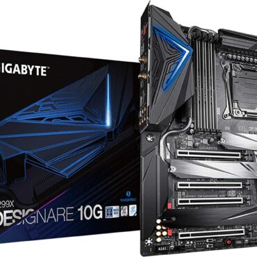 Gigabyte X299X DESIGNARE 10G Motherboard | LGA 2066 | X299 | 256 GB | ATX | Gen 3