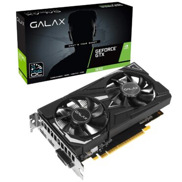 GALAX GeForce GTX™ 1650 EX 1Click OC DDR5 4GB Duel Fan Non-RGB