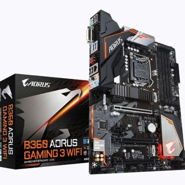 Gigabyte B360 AORUS Gaming 3 Motherboard | LGA 1151 | B360 | 64 GB | ATX | Gen 3