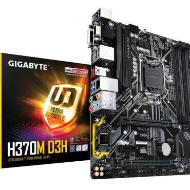 Gigabyte H370M D3H Motherboard | LGA 1151 | Z370 | 64 GB |  | Gen 3