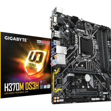Gigabyte H370 HD3 Motherboard | LGA 1151 | Z370 | 64 GB | M-ATX | Gen 3