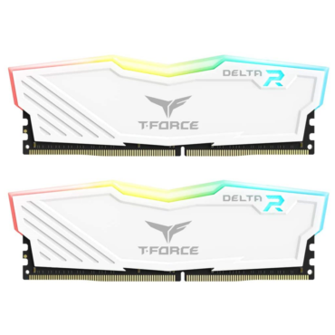 TeamGroup T-FORCE Delta RGB White 8GB x 2 DDR4 3600MHz RGB