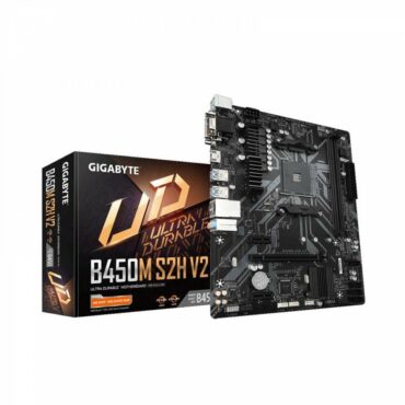 Gigabyte B450M S2H V2 | B450 | AM4 | 64 GB | Mini ITX | Gen 3