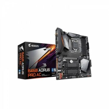 Gigabyte B460 AORUS PRO AC Motherboard | LGA 1200 | B460 | 128 GB | ATX | Gen 3