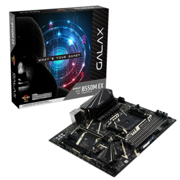 GALAX B550M EX AMD Motherboard | AM4 | M-ATX | Gen 4