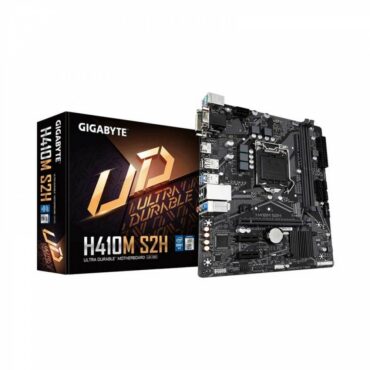 Gigabyte H410M S2H Motherboard | LGA 1200 | H410 | 64 GB | Mini ATX | Gen 3