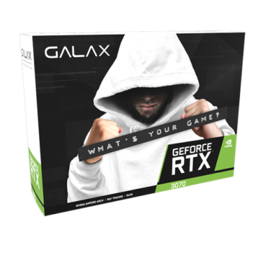 GALAX GeForce RTX™ 3070 EX Gamer White (1-Click OC) 8 GB Triple Fan RGB