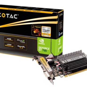 ZOTAC GeForce GT 730 4GB ZONE Edition with GeForce Experience