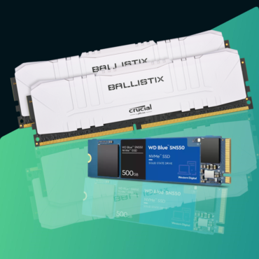 Crucial RAM and WD Blue NVMe Combo with Free McAfee Security
