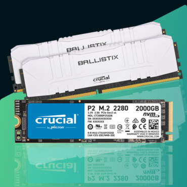 Crucial RAM and NVMe Combo with Free McAfee Security