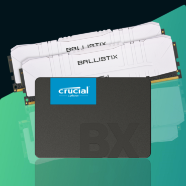 Crucial RAM and SSD Combo with Free McAfee Security