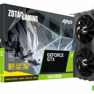 ZOTAC GAMING GeForce GTX 1660 SUPER AMP | 6GB | Duel Fan | NA | Nvidia GTX