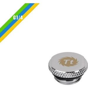 Thermaltake Pacific G1/4 Stop Plug w/o Ring Chrome P/N: CL-W035-CU00SL-A