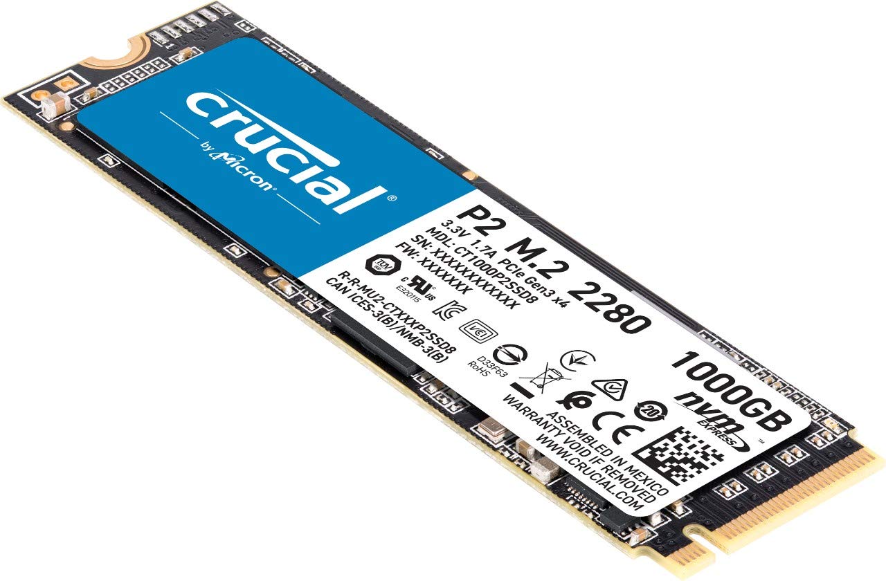 Crucial P2 NVMe M.2 SSd 1000GB - Image 2