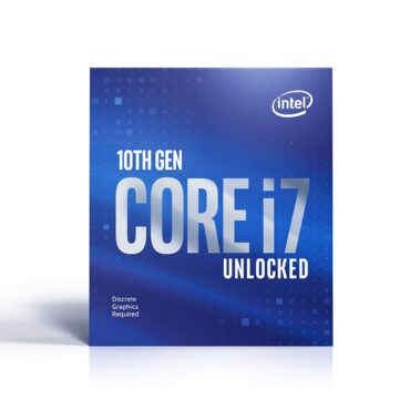 Intel® Core i7-10700KF Processor (16M Cache, up to 5.10 GHz)