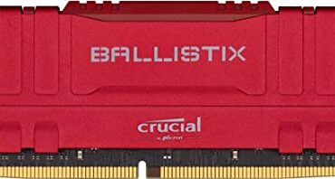 Crucial Ballastix 8gb 3600MHz Red