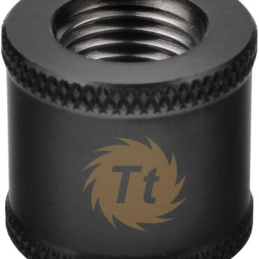 Thermaltake Pacific G1/4 Female to Female 20mm Extender Black P/N: CL-W049-CU00BL-A