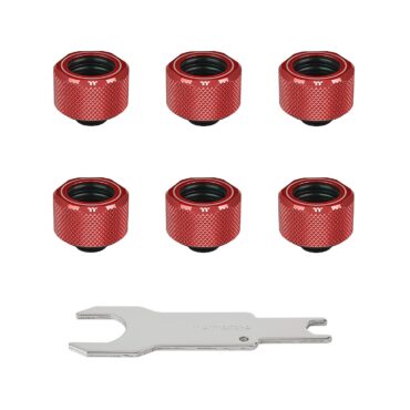 Thermaltake Pacific C-Pro G1/4 PETG 16mm OD Fitting Red P/N: CL-W209-CU00RE-B