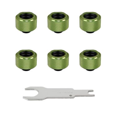 Thermaltake Pacific C-Pro G1/4 PETG 16mm OD Fitting Green P/N: CL-W212-CU00GR-B