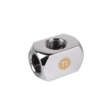 Thermaltake Pacific 4-way G1/4 Connector Block Chrome P/N: CL-W034-CU00SL-A