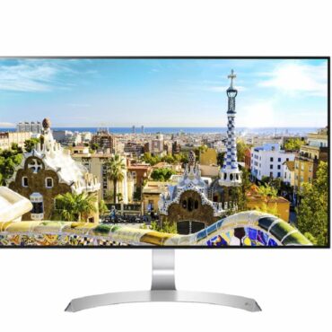 LG 27" IPS Virtually Borderless - White Full HD IPS 75Hz 5ms Professional Monitor