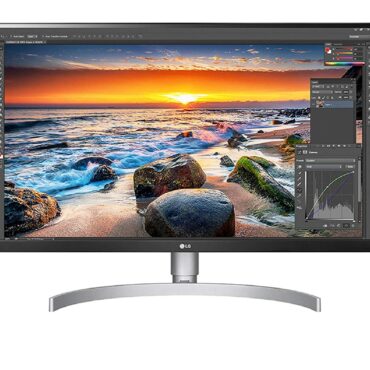 LG 27" UHD 4K HDR USB C - White  4K UHD IPS 60Hz 5ms Professional Monitor