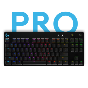 Logitech G PRO Mechanical Gaming Keyboard | Ultra Portable Tenkeyless Design, Detachable Micro USB Cable, 16.8 Million Color LIGHTSYNC RGB Backlit Keys