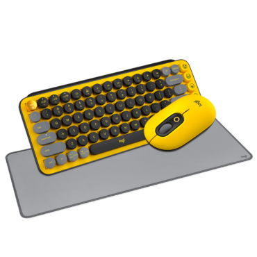 Logitech Studio Desk Combo | Logitech POP Keyboard + Logitech POP Mouse + Logitech Studio Desk Mat