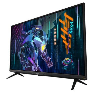 AORUS FV43U 43" 144Hz 2160p HBR3, NVIDIA G-SYNC Compatible, 3840x2160 Display, 1ms Response Time | 4K Monitor