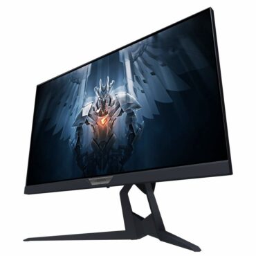 GIGABYTE AORUS 25" 240Hz 1080P FreeSync Premium AUO Gaming Monitor | Exclusive Built-in ANC | 1920 X1080 Display | 0.4 ms Response Time | HDR 100% sRGB | Black
