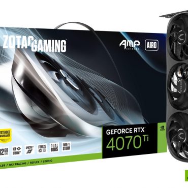 ZOTAC GAMING GeForce RTX 4070 Ti AMP Extreme AIRO | 12GB Graphic Card | ZT-D40710B-10P