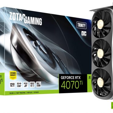 ZOTAC GAMING GeForce RTX 4070 Ti Trinity | 12GB Graphic Card | ZT-D40710D-10P