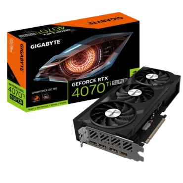 GIGABYTE GeForce RTX™ 4070 Ti SUPER WINDFORCE OC 16G