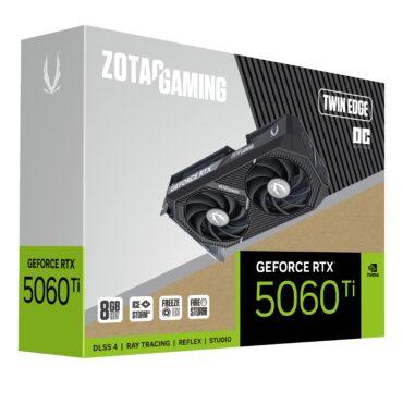 ZOTAC GAMING GeForce RTX 5060 Ti 8GB TWIN EDGE OC GDDR7